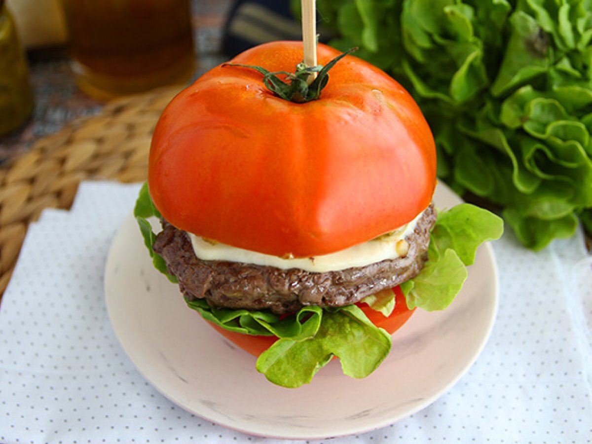 Tomato burger - gluten free