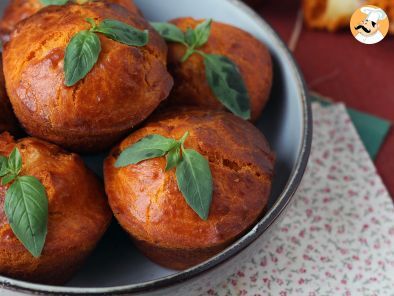 Tomato muffins with melty mozzarella inside - photo 3