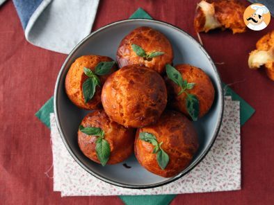 Tomato muffins with melty mozzarella inside - photo 5