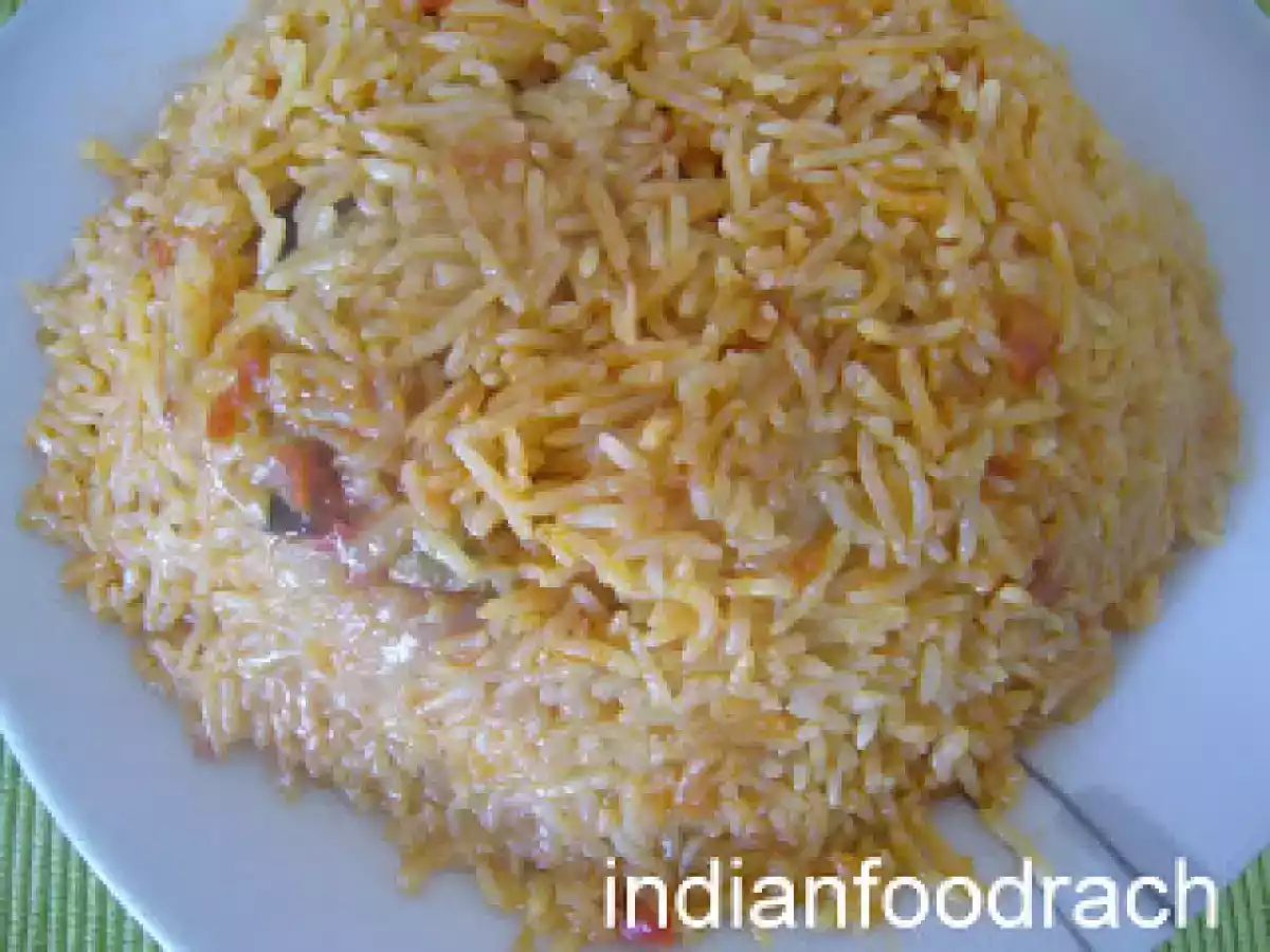 Tomato rice( tomato bath/ thakali sadam)
