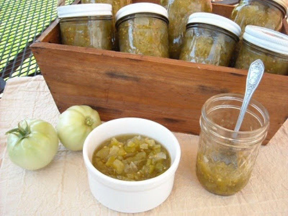 Tomatoes Tomatoes Everywhere! Let's Make Some Green Tomato Relish - photo 4