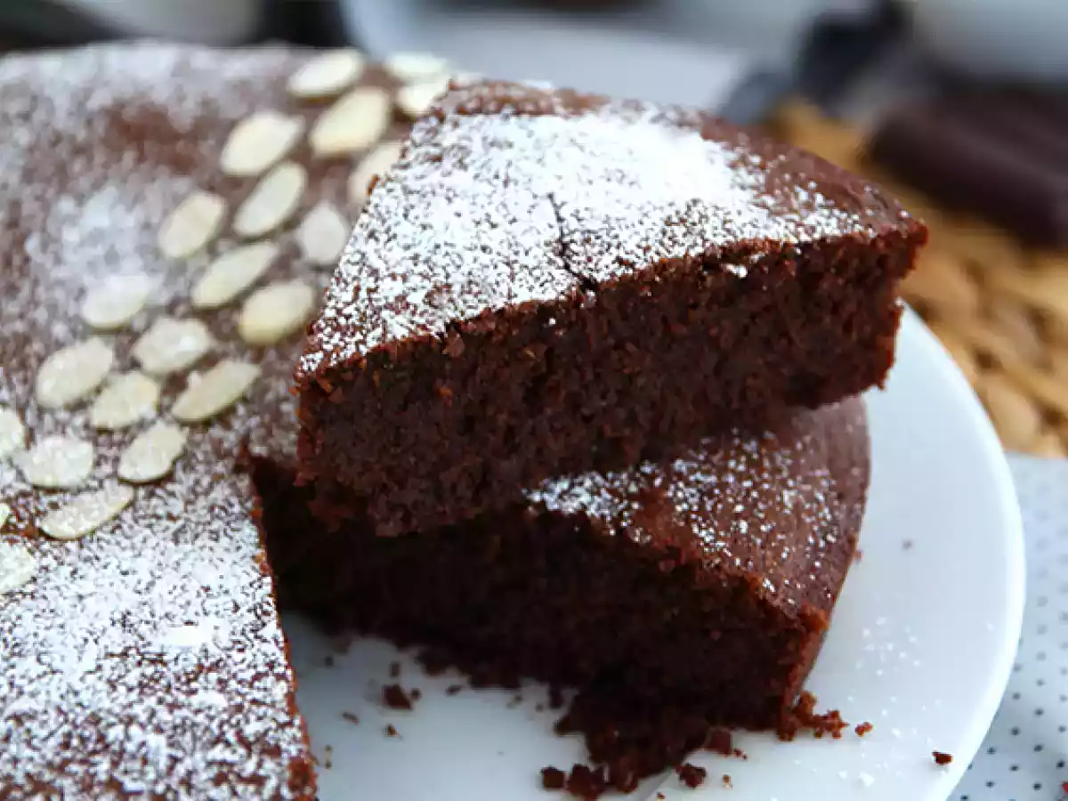 Torta caprese - gluten-free chocolate cake