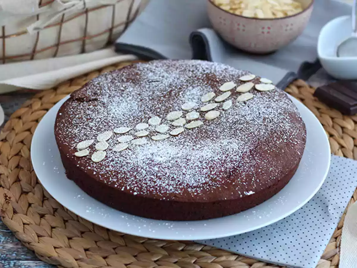 Torta caprese - gluten-free chocolate cake - photo 4