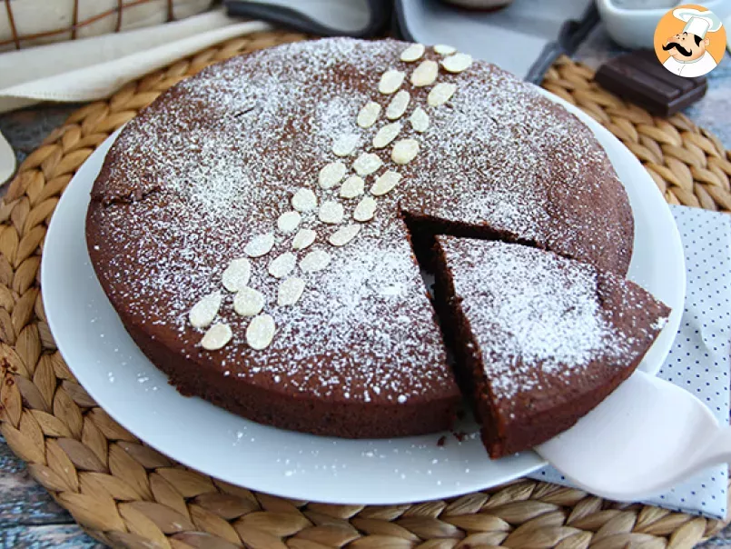 Torta Caprese - gluten free chocolate cake, photo 5