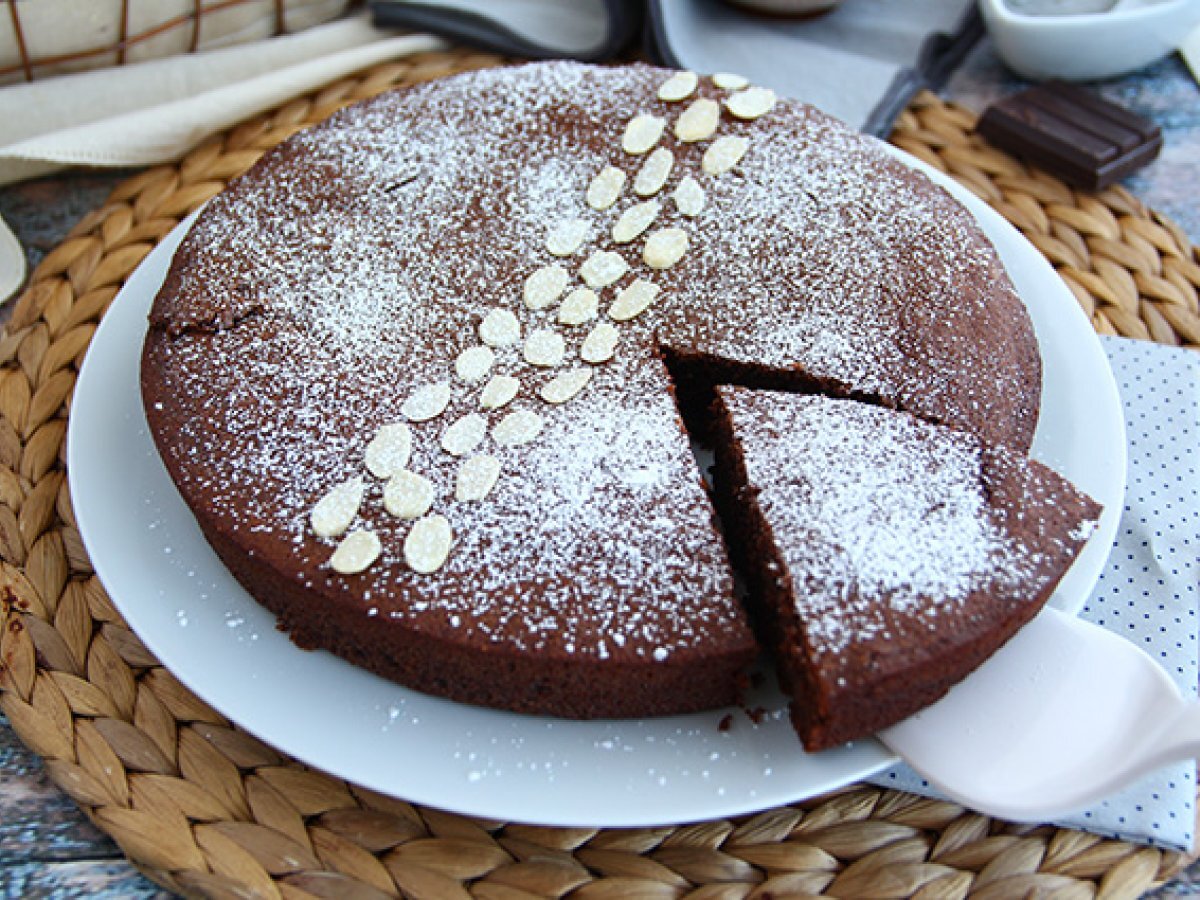 Torta Caprese - gluten free chocolate cake - photo 5