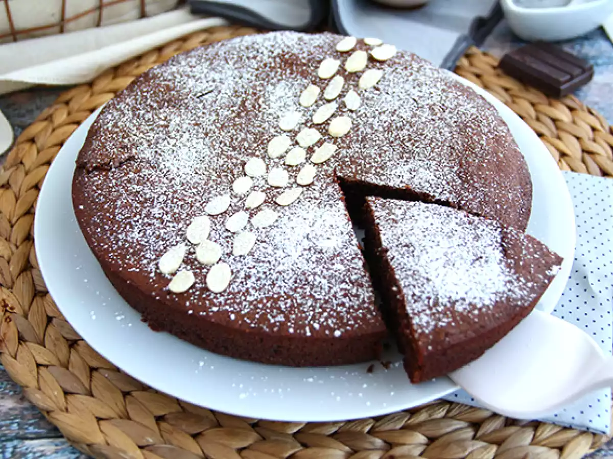Torta caprese - gluten-free chocolate cake - photo 5