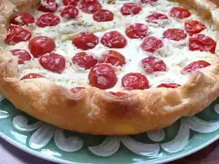 Cream basil quiche recipe