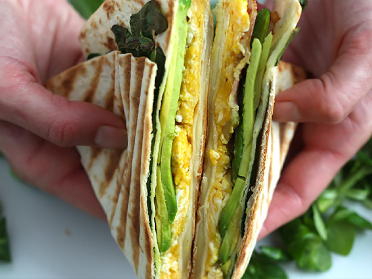 Tortilla wrap brunch style - Crunchwrap - photo 5