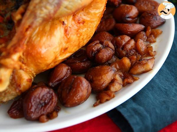 Traditional roasted capon with chestnuts - photo 4