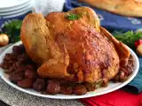 Traditional roasted capon with chestnuts, photo 2