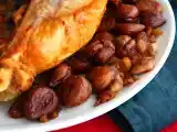 Traditional roasted capon with chestnuts, photo 3