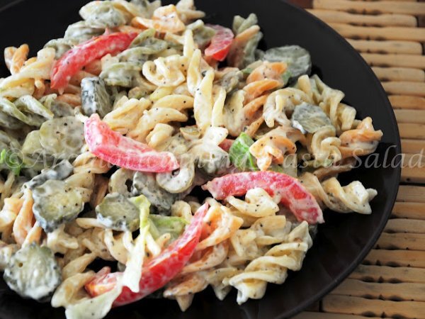 Tri color Rotini Salad