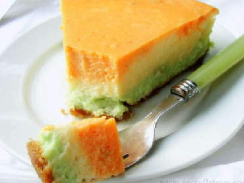 Tri-color & Tri-flavor Cheesecake - photo 2
