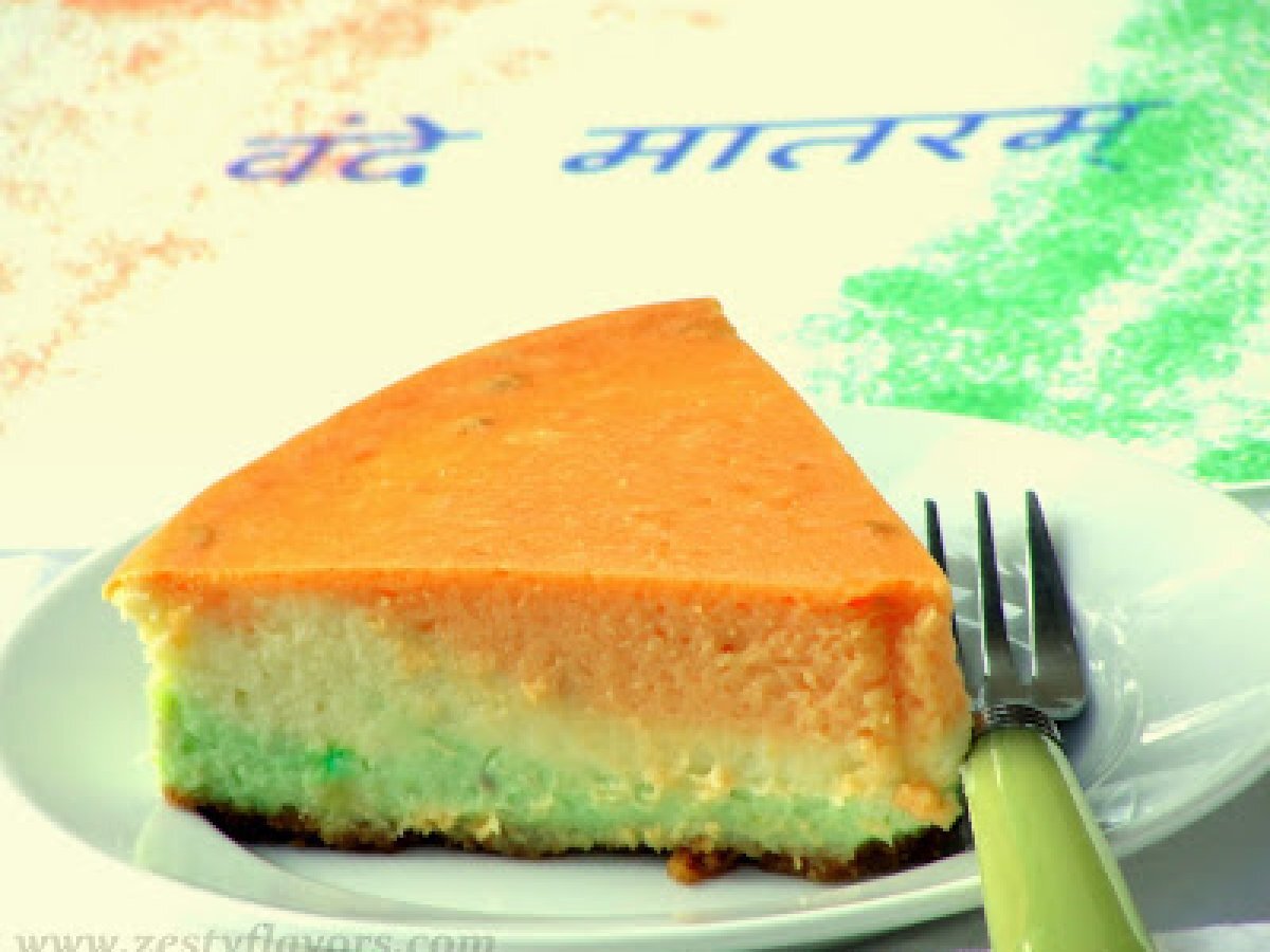 Tri-color & Tri-flavor Cheesecake