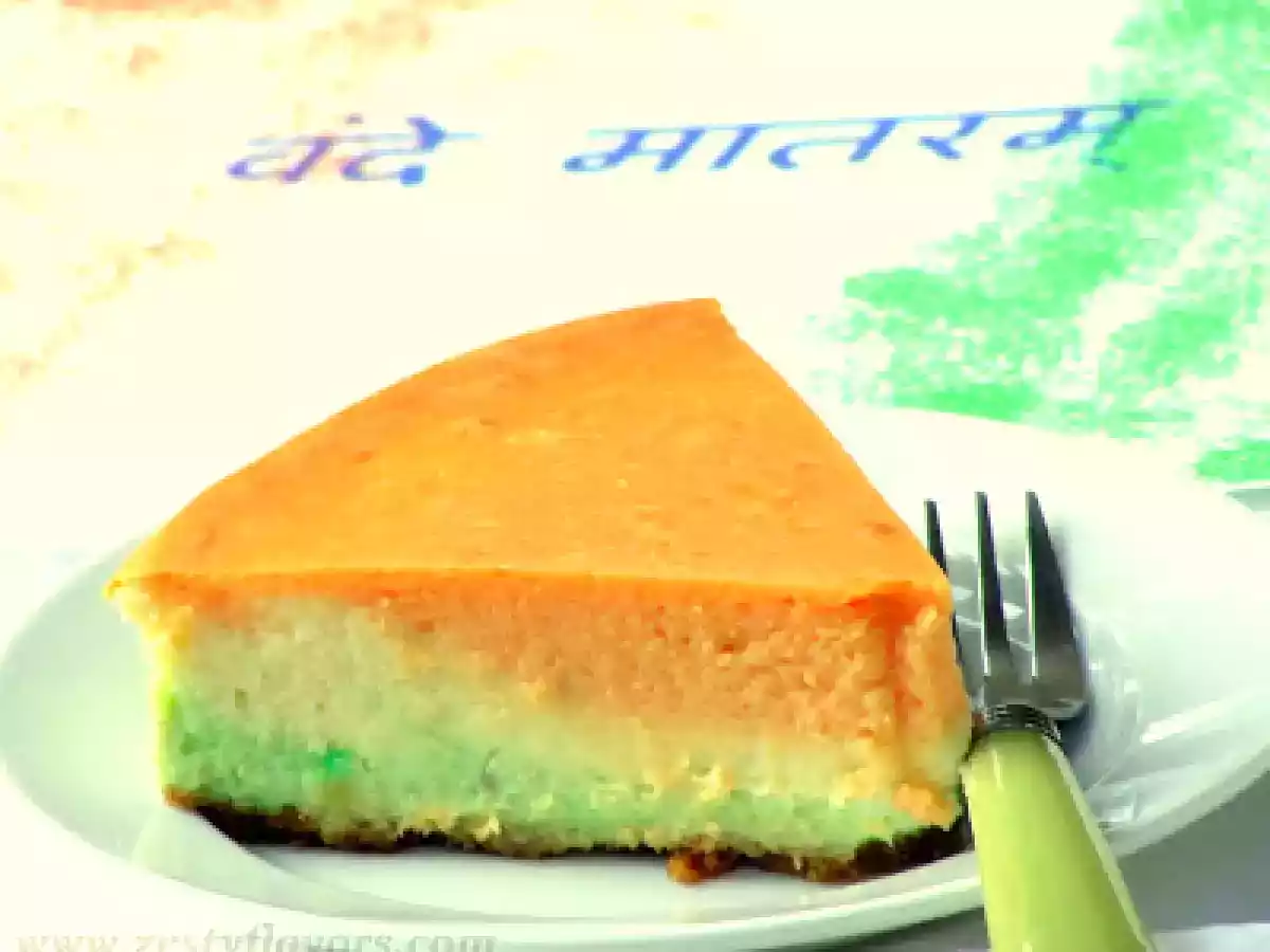 Tri-color & Tri-flavor Cheesecake
