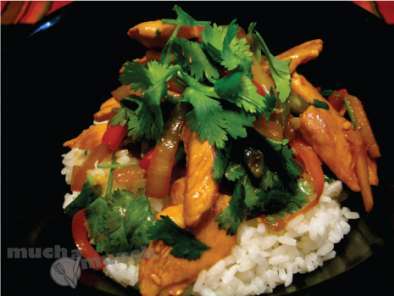 Tri-Colour Capsicums and Chicken Stir Fry ? for Chinese New Year