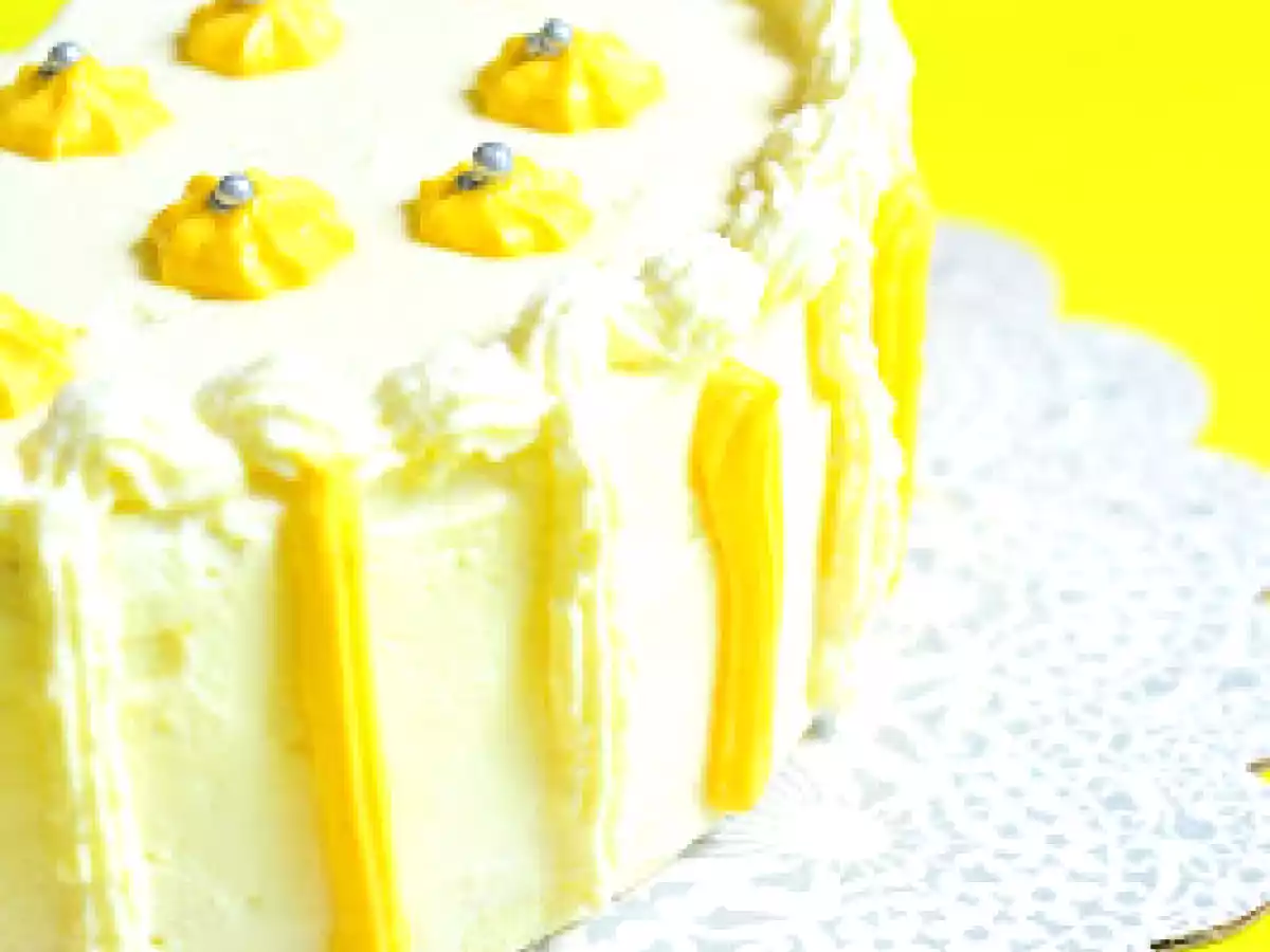 Triple Lemon Chiffon Cake