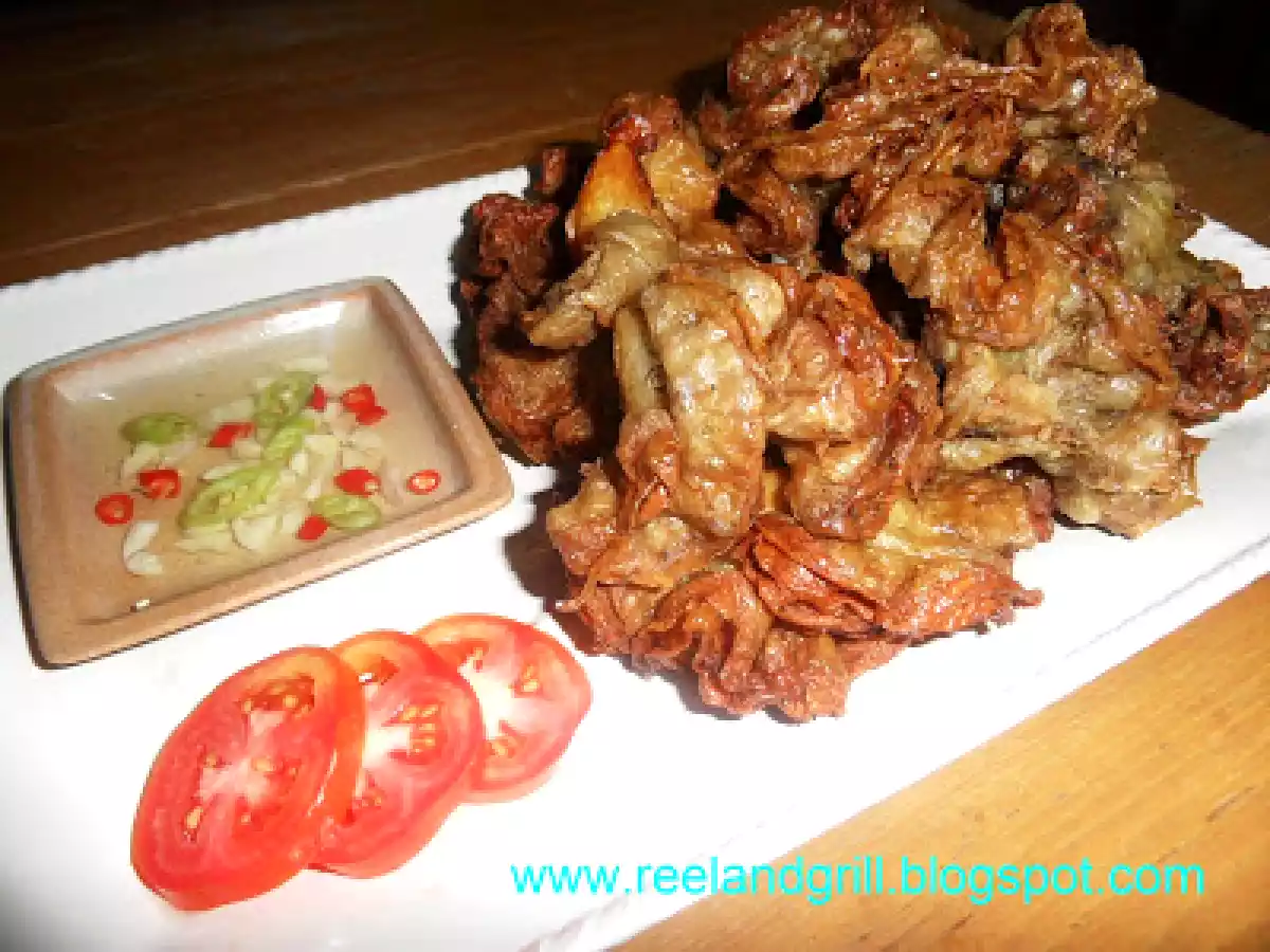 Tsitsaron or Chicharon Bulaklak (Deep Fried Pork Mesentery)