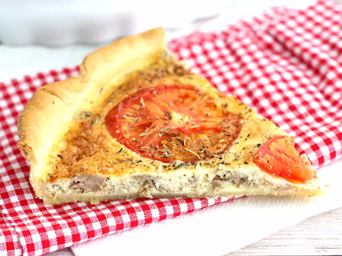 Tuna and tomato quiche - photo 3