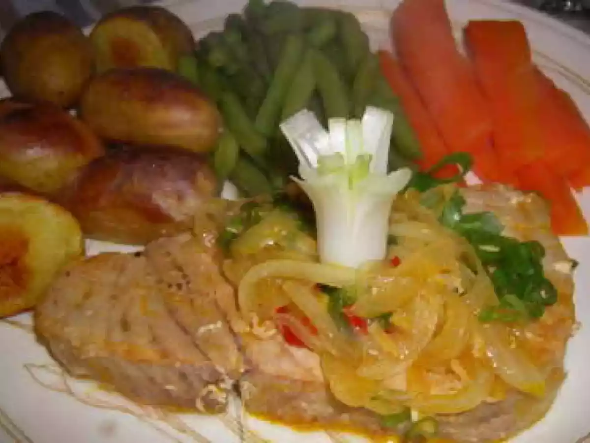 Tuna Steak with Onions & New Potatoes Rico way. - photo 3