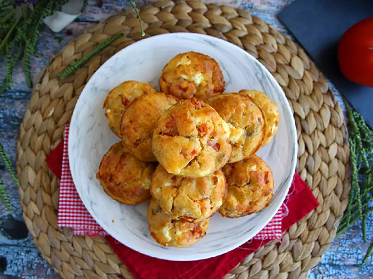 Tuna, tomato, and feta muffins - photo 2
