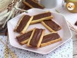 Twix cookies with caramel and milk chocolate, photo 1