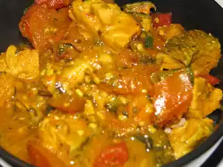 Two hairy bikers and a salmon curry