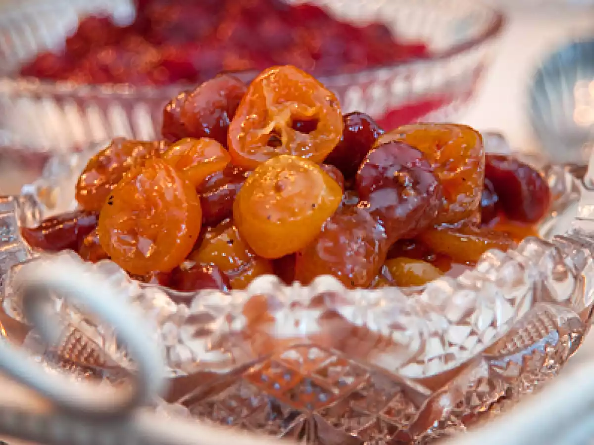 Two Thanksgiving Relishes Kumquat Dried Cherry Chutney and Cranberry-Orange Relish