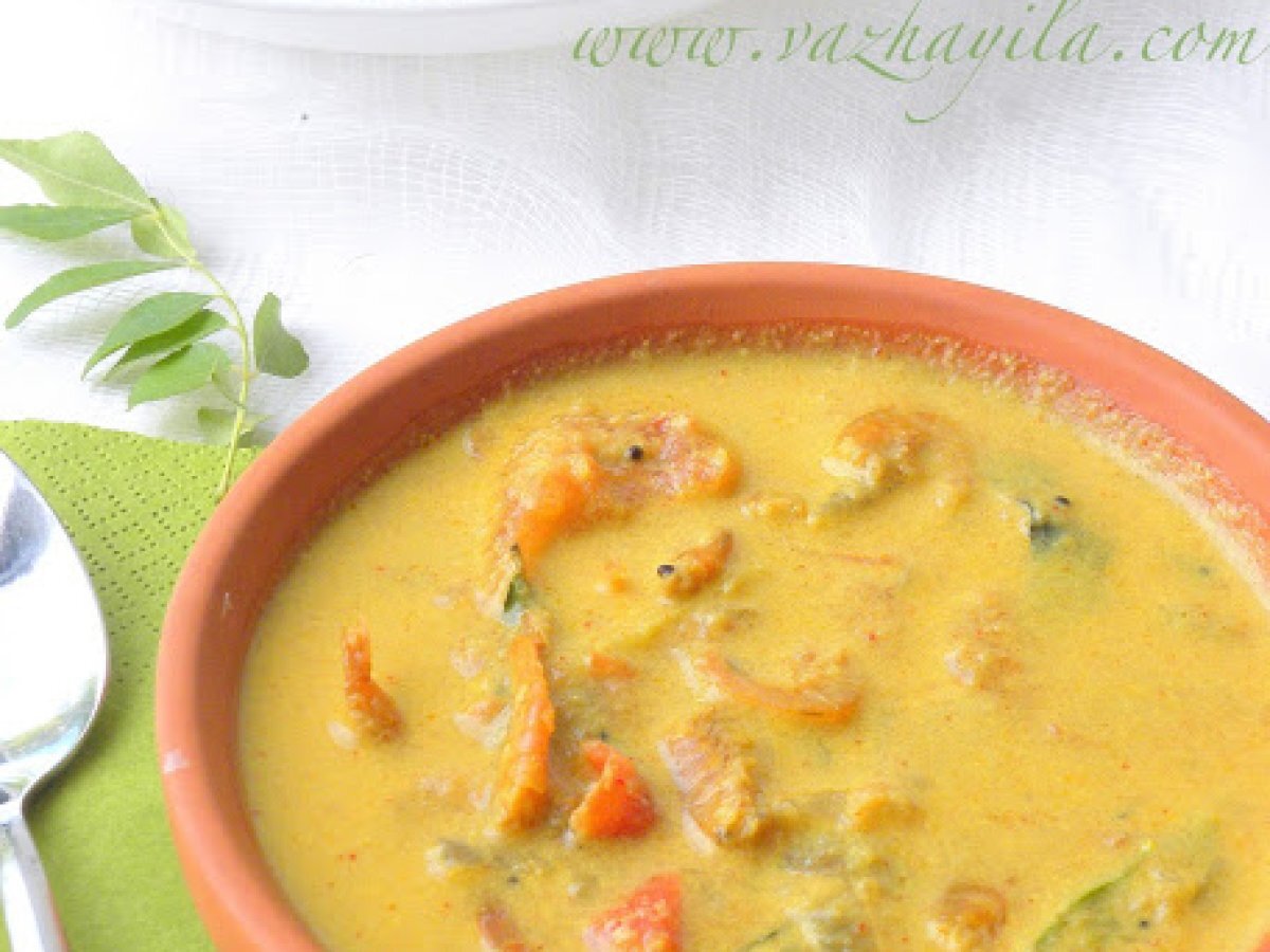 Unakka chemmeen curry - Dry prawns in coconut sauce