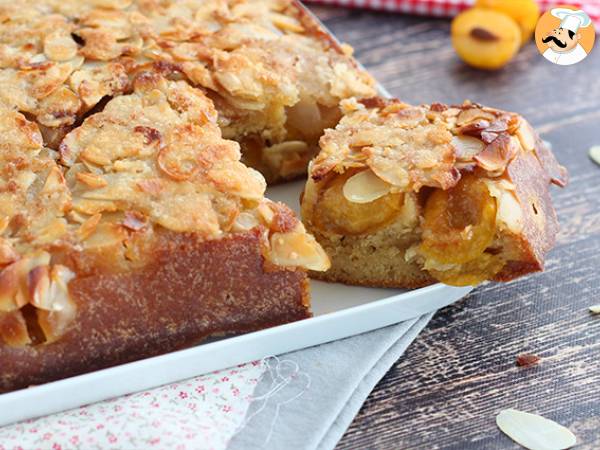 Upside-down mirabelle plum cake with almonds - photo 2