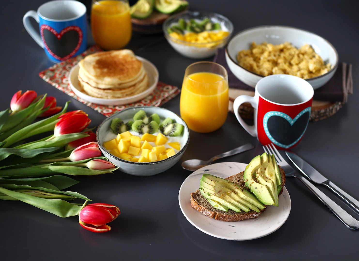 Valentine's day brunch Recipe Petitchef