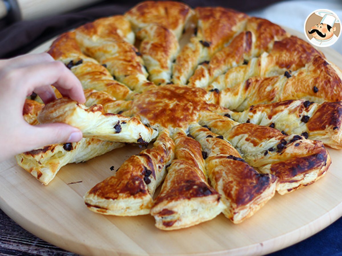 Vanilla and chocolate star bread - photo 3