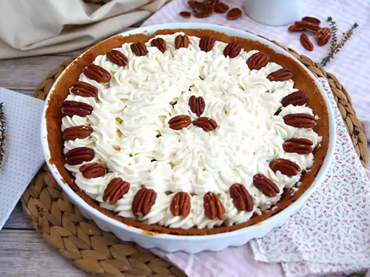 Vanilla caramel pecan tart - photo 3