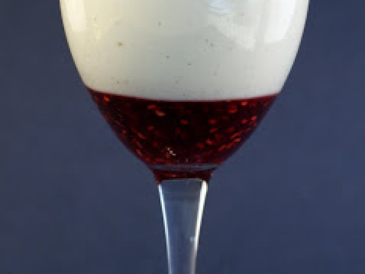 Vanilla Cream Cheese Panna Cotta w/Raspberry Sauce - photo 2