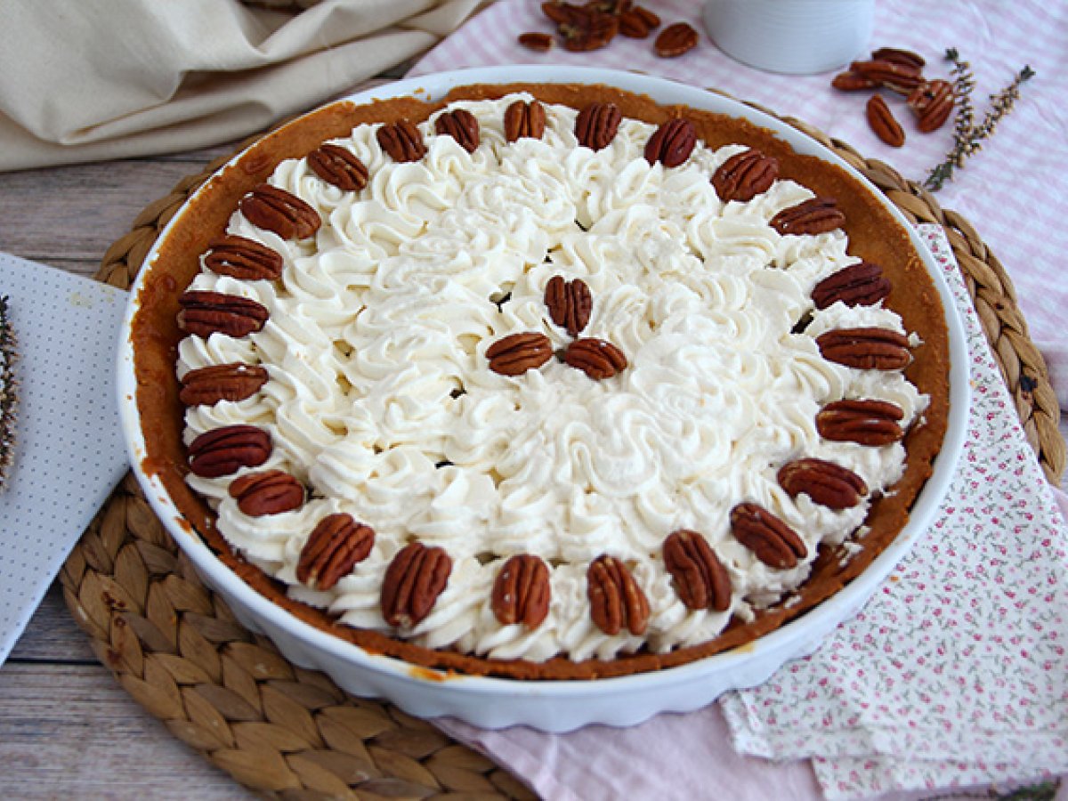 Vanilla pecan and caramel tart - photo 3