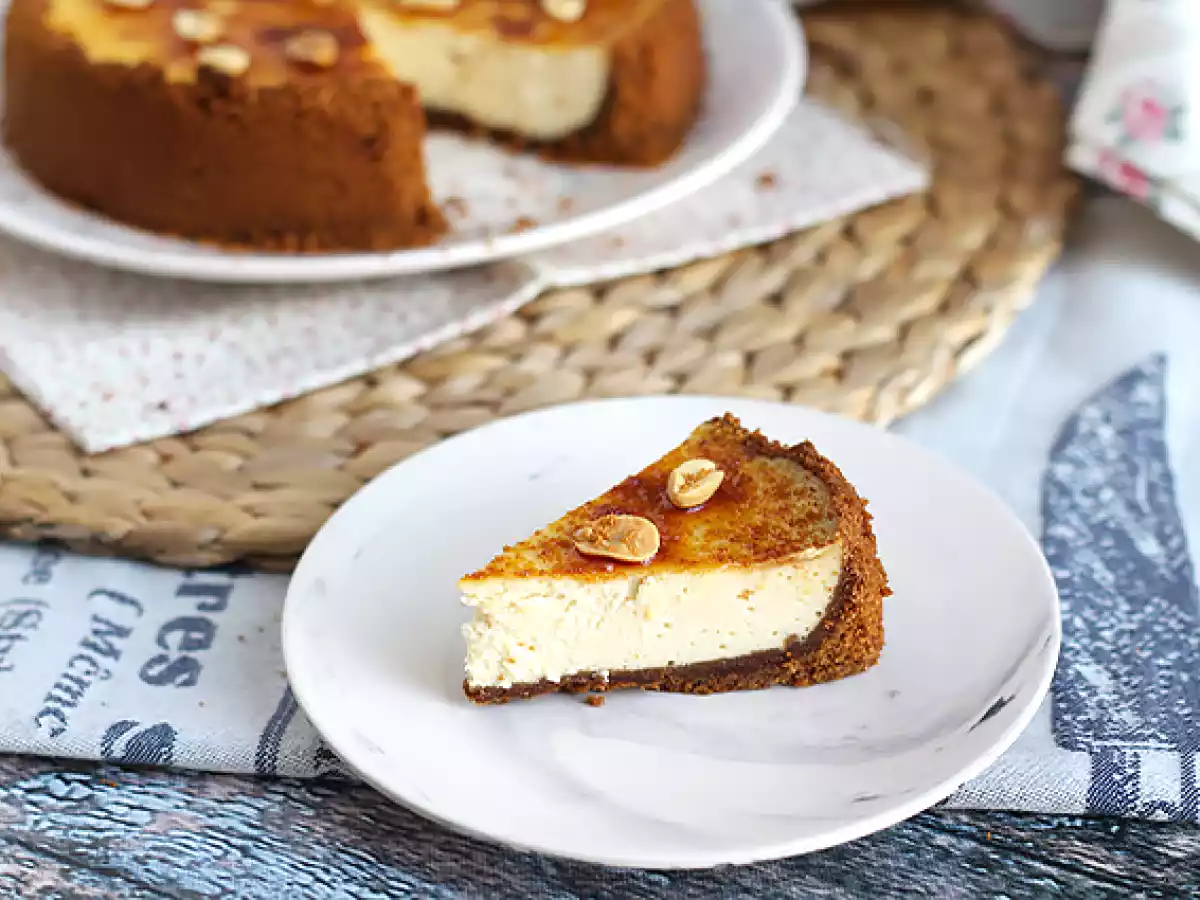Vanilla ricotta cheesecake