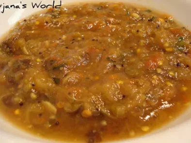 Vankaya Pullagura (Eggplant Curry)