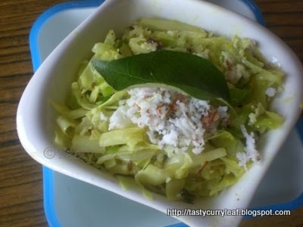 Varar-Sri Lankan Cabbage, Leeks and Coconut