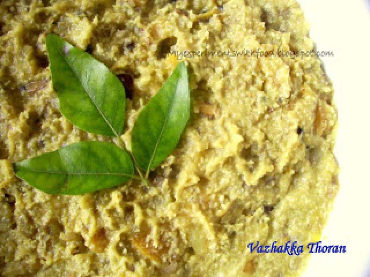 Vazhakka thoran/Raw banana with grated coconut - photo 2