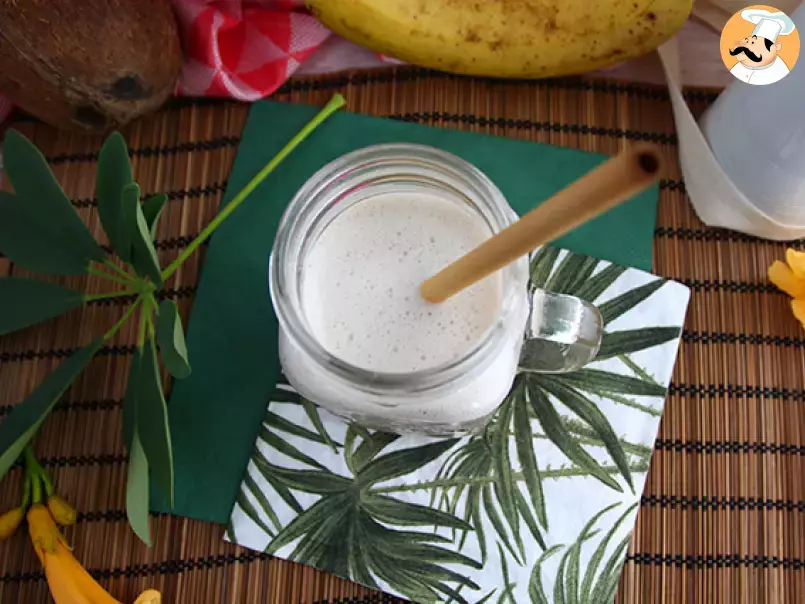 Vegan banana smoothie - photo 3