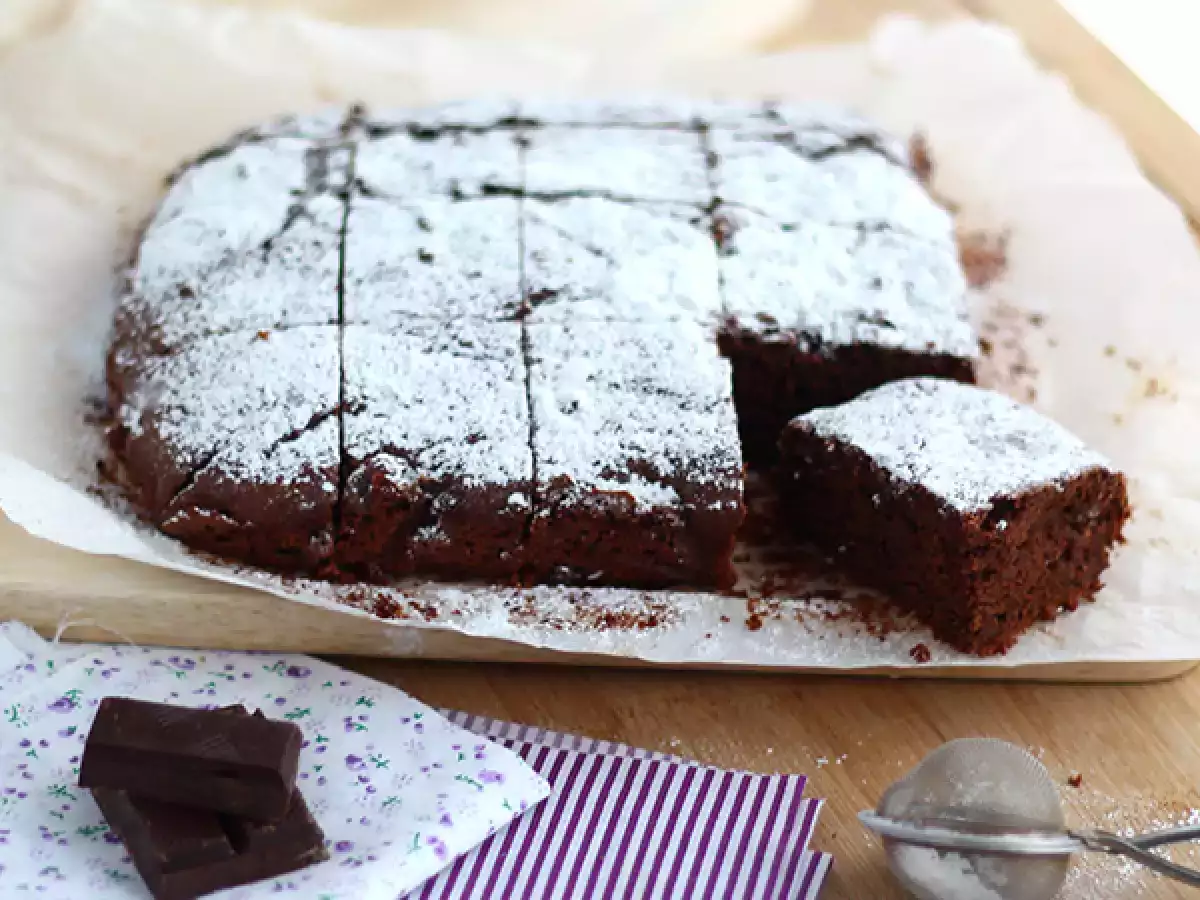 Vegan brownie, egg- and dairy-free - photo 2