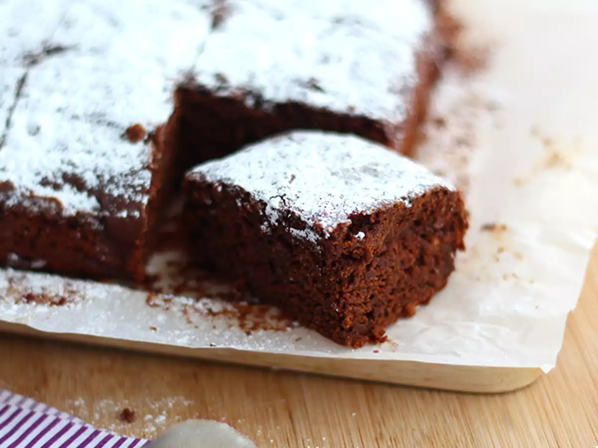 Vegan brownie, egg- and dairy-free - photo 3