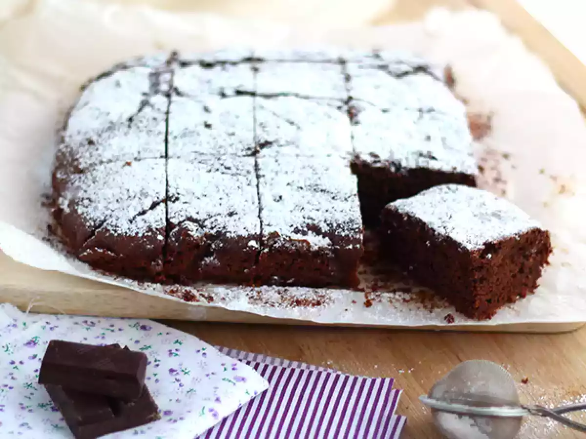Vegan brownies, egg and dairy free - video recipe! - photo 2
