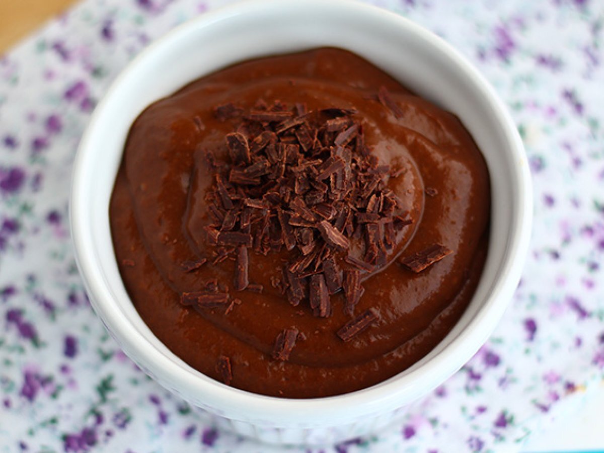 Vegan chocolate custard with avocado - photo 2