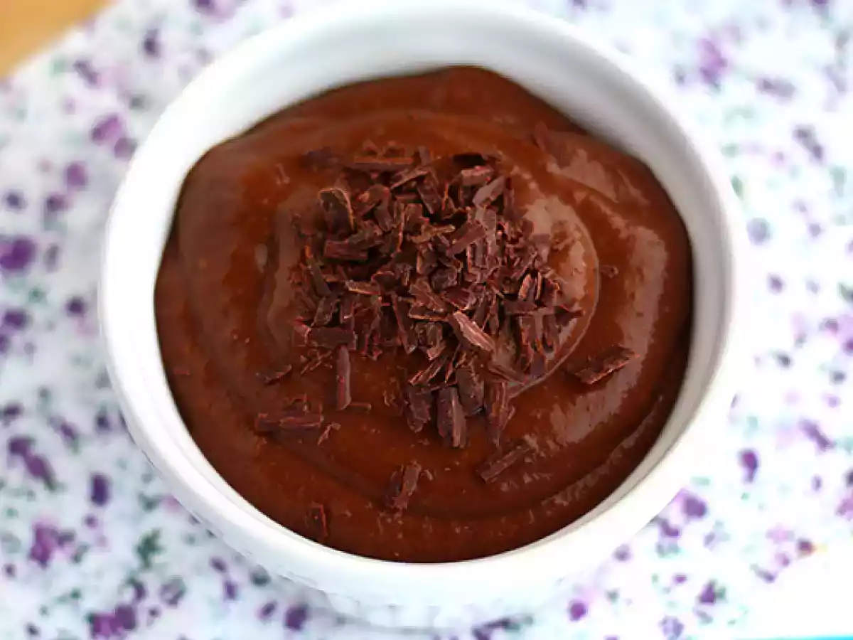 Vegan chocolate dessert cream - chocolate, banana, avocado - photo 2
