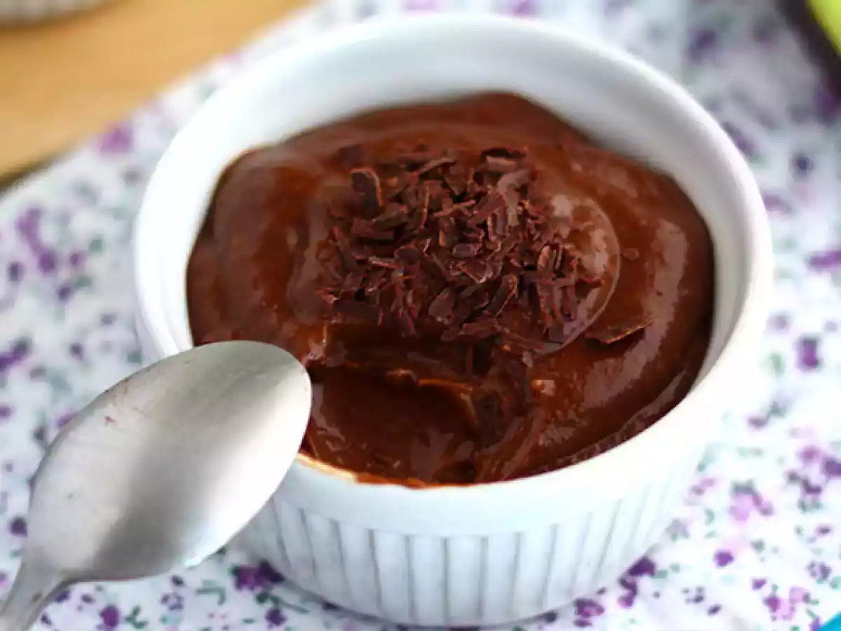 Vegan chocolate dessert cream - chocolate, banana, avocado - photo 4