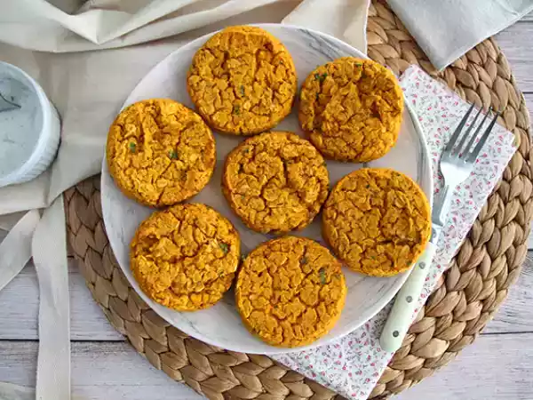 Recipe Vegan coral lentil and carrot patties
