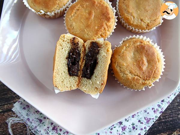 Vegan gluten-free chocolate-centered muffins - photo 2