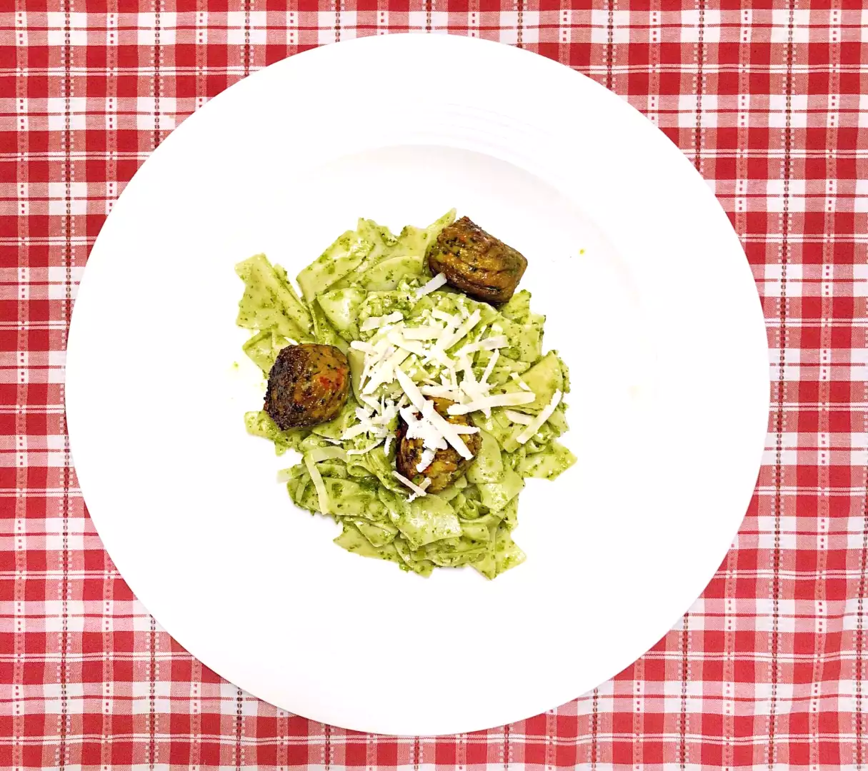 Vegan meatless meatballs