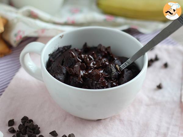 Vegan mug cake - chocolate and peanut butter in 1 minute - photo 5